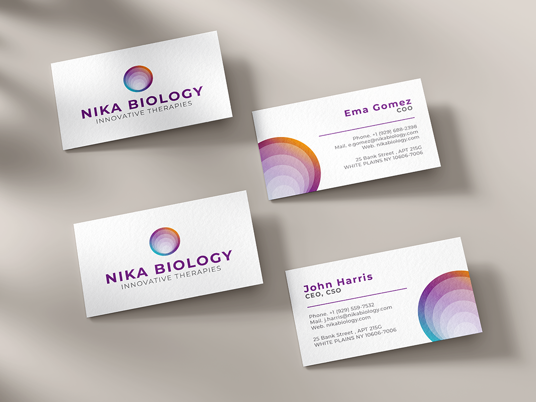 Cartes de visite Nika Biology